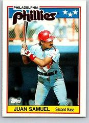 Juan Samuel Baseball Cards 1988 Topps U.K. Mini Prices