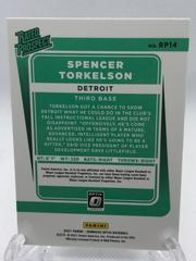 Back Of Card | Spencer Torkelson Baseball Cards 2021 Panini Donruss Optic Rated Prospect