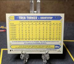 'Back Of Card' | Trea Turner [Purple] Baseball Cards 2022 Topps Silver Pack 1987 Chrome Series 2