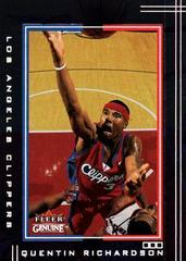 Quentin Richardson Basketball Cards 2001 Fleer Genuine Prices