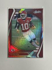 Tyreek Hill [Spectrum Red] #2 Football Cards 2021 Panini Absolute Prices