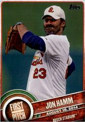 Jon Hamm #FP-18 Baseball Cards 2015 Topps First Pitch Prices