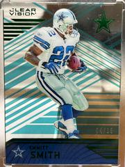 Emmitt Smith [Emerald] #86 Football Cards 2016 Panini Clear Vision Prices