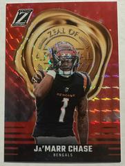 Ja'Marr Chase #20 Football Cards 2023 Panini Zenith Zeal of Approval Prices