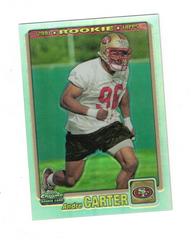 Andre Carter [Rookie Refractor] #244 Football Cards 2001 Topps Chrome Prices