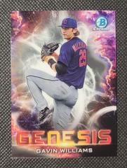 Gavin Williams Baseball Cards 2021 Bowman Draft Genesis Prices