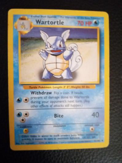 Wartortle [1st Edition] #42 photo