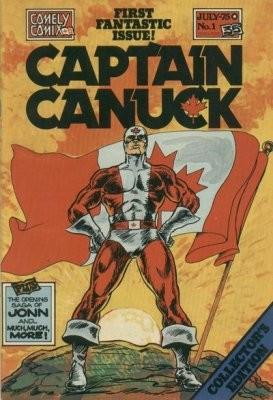 Captain Canuck #1 (1975) Cover Art