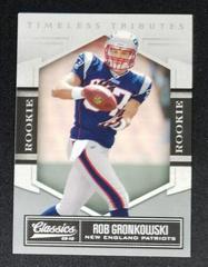 Rob Gronkowski [Timeless Tributes Silver] Football Cards 2010 Panini Classics Prices