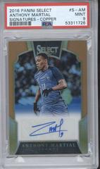 Anthony Martial [Copper] #S-AM Soccer Cards 2016 Panini Select Signatures Prices