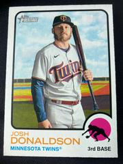 Josh Donaldson [Throwback Uniform] Baseball Cards 2022 Topps Heritage Prices