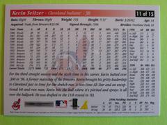 REVERSE | Kevin Seitzer Baseball Cards 1997 Score Team Collection
