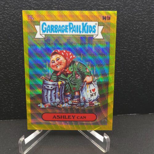 ASHLEY CAN [Yellow Wave] #141a 2021 Garbage Pail Kids Chrome