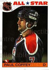 Paul Coffey Hockey Cards 1985 Topps Stickers Prices