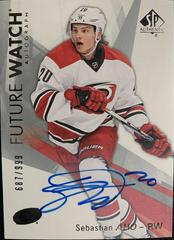 Sebastian Aho [Autograph] #158 Hockey Cards 2016 SP Authentic Prices