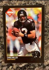 Chris Miller #1 Football Cards 1992 Collector's Edge Prices