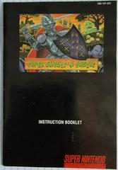 Manual  | Super Ghouls 'N Ghosts Super Nintendo