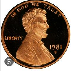 1981 S [TYPE 1 PROOF] Coins Lincoln Memorial Penny Prices
