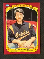 Scott McGregor #75 Baseball Cards 1986 Fleer Star Stickers Prices