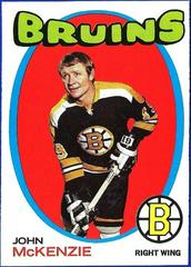 John McKenzie Hockey Cards 1971 Topps Prices
