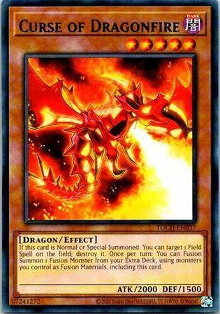 Curse of Dragonfire TOCH-EN037 YuGiOh Toon Chaos