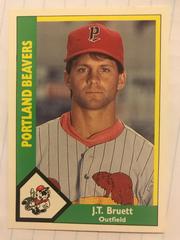 J.T. Bruett #24 Baseball Cards 1990 CMC Portland Beavers Prices
