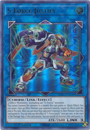 S-Force Justify [1st Edition] BLVO-EN048 Prices | YuGiOh Blazing Vortex ...