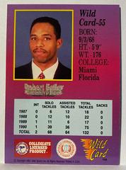 Back | Robert Bailey Football Cards 1991 Wild Card College Draft Picks