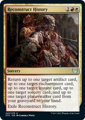 Reconstruct History [Foil] Magic Strixhaven School of Mages Prices