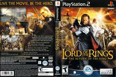 Slip Cover Scan By Canadian Brick Cafe | Lord of the Rings Return of the King Playstation 2