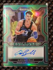 Alex Barcello [Green] #CP-ABA Basketball Cards 2022 Panini Prizm Draft Picks College Penmanship Autographs Prices
