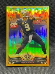 Drew Brees [Black Jersey Gold Refractor] #25 Football Cards 2013 Topps Chrome Prices