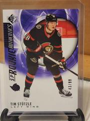 Tim Stutzle [Purple] Hockey Cards 2020 SP Prices