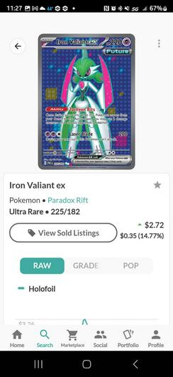 Iron Valiant ex #225 photo