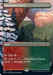 Karplusan Forest [Borderless] #379 Magic Dominaria United Prices