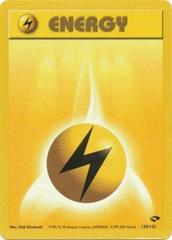 Lightning Energy #130 Pokemon Gym Challenge Prices