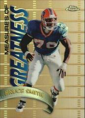 Bruce Smith [Refractor] Football Cards 1998 Topps Chrome Measures of Greatness Prices