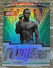 Israel Adesanya [Green] #1 Ufc Cards 2022 Panini Prizm UFC Fearless Prices