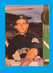 Andy Ashby #18 Baseball Cards 1993 Stadium Club Rockies Prices