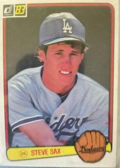 Steve Sax #336 Baseball Cards 1983 Donruss Prices
