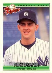 Mike Draper #34 Baseball Cards 1992 Panini Donruss Rookies Prices
