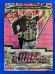 Georges St Pierre [Pink Pulsar] Ufc Cards 2022 Panini Prizm UFC Fearless Prices