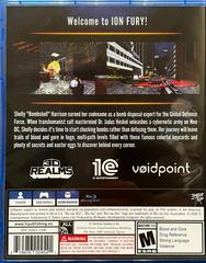 Back Cover | Ion Fury Playstation 4