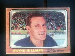 Wayne Hillman Hockey Cards 1966 Topps Prices