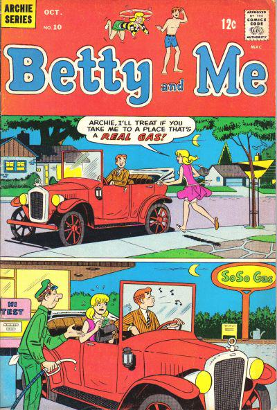 Betty and Me #10 (1967) Comic Books Betty and Me