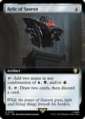 Sauron, Lord of the Rings [Extended Art] #92 Magic Lord of the Rings Commander Prices