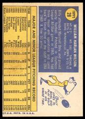 Back | Billy Wilson Baseball Cards 1970 Topps