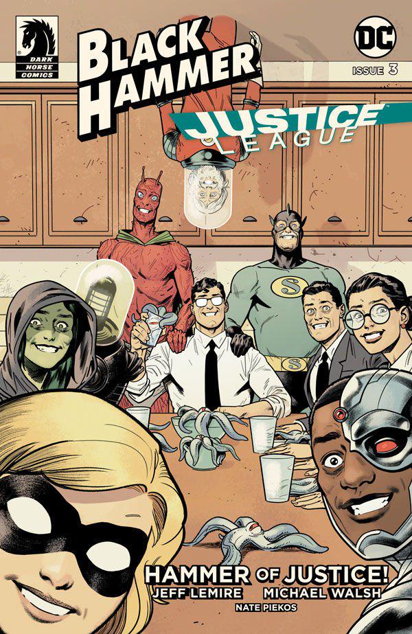 Black Hammer / Justice League: Hammer of Justice [Shaner] #3 (2019) Comic Books Black Hammer / Justice League: Hammer of Justice