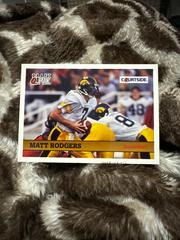 Matt Rodgers #71 Football Cards 1992 Courtside Prices