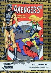 Yellowjacket [Blue Foil] #FA-10 Marvel 2022 Ultra Avengers 1st Appearances Prices